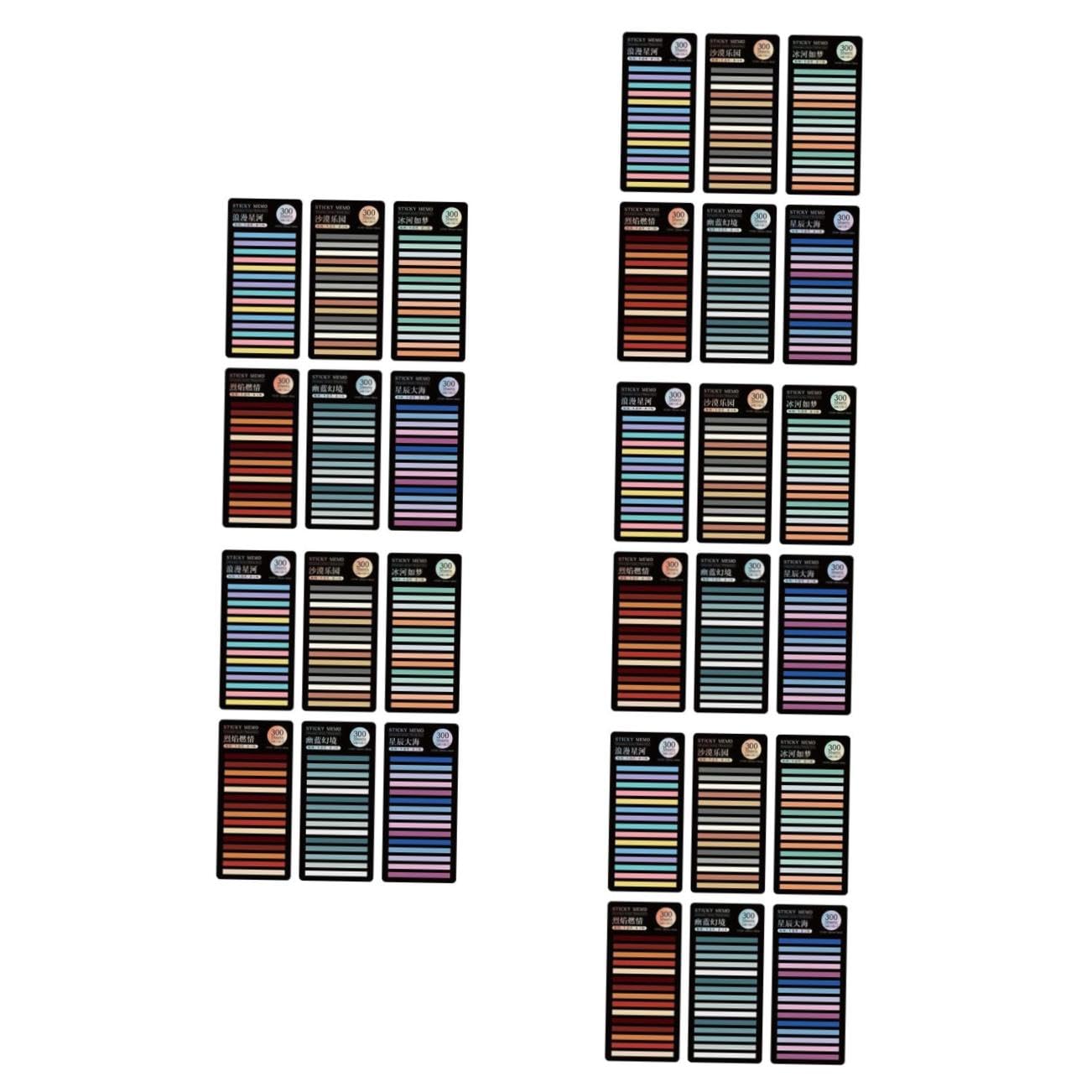 Operitacx 30ensembles Onglets Adhésifs Transparentes Pour Marquage De Pages De Lecture Idéaux Pour Et Organisation Styles Aléatoires