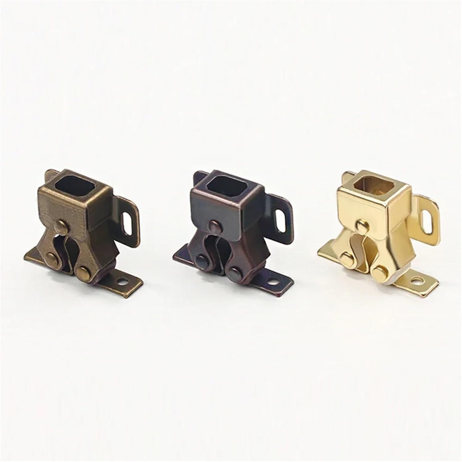 8-1PCS Magnet Cabinet Catches for Wardrobe Door Stop Closer Stoppers Damper Buffer Hardware Furniture Fittings Accessories(Bronze 1PC)
