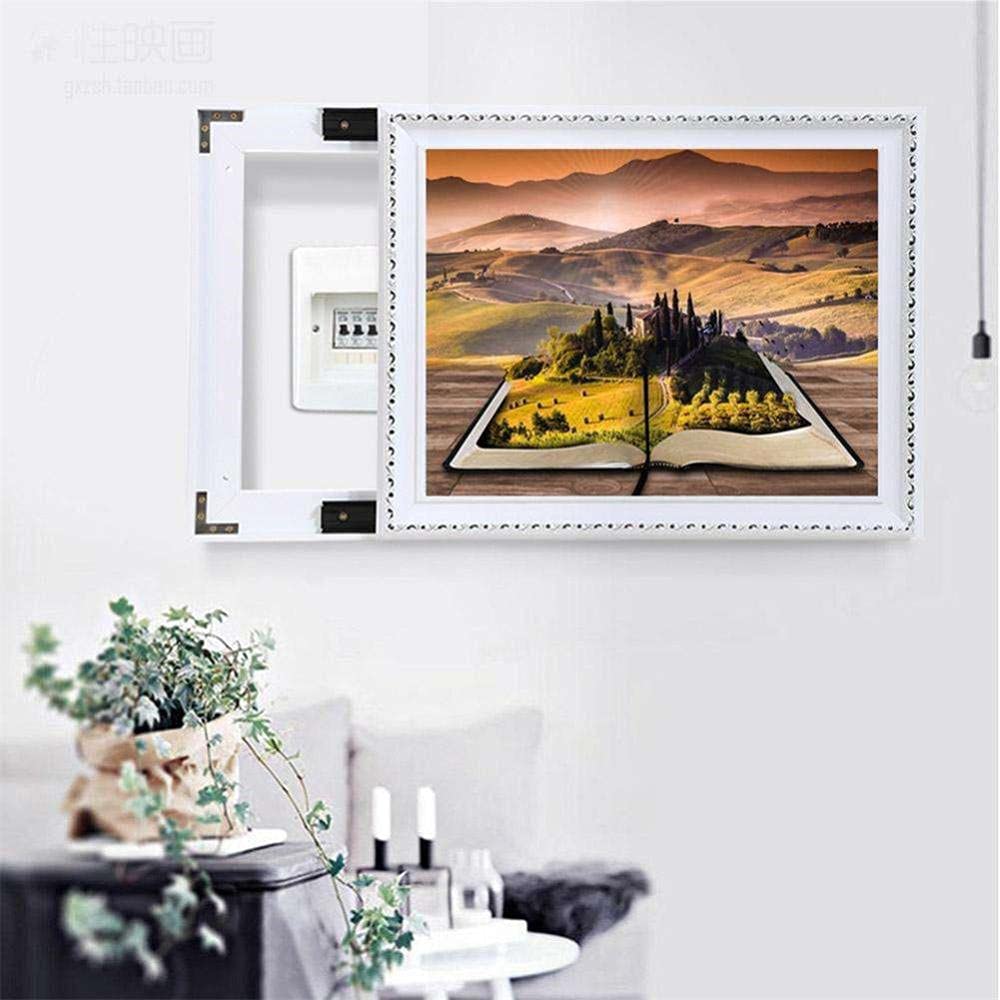 Diamond Painting Full Square Drill Point De Croix Livre forestier,DIY 5D Broderie Diamant Peinture par Numéros Kit,Cristal Strass Adulte/enfant Diamant Art Crafts Home Wall Decor(80x120cm,32x48in)