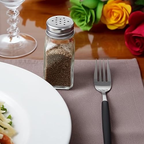 Miniatura 3 de Juego de saleros y pimenteros de vidrio transparente, utensilios de cocina para cocina