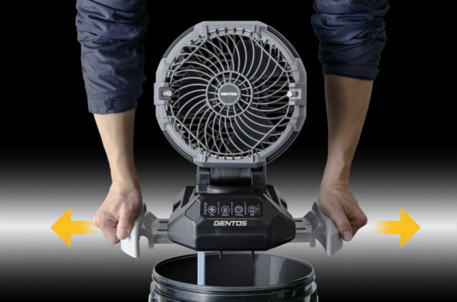 Amazon | GENTOS(ジェントス) ミストファン USB充電式/AC電源兼用 専用