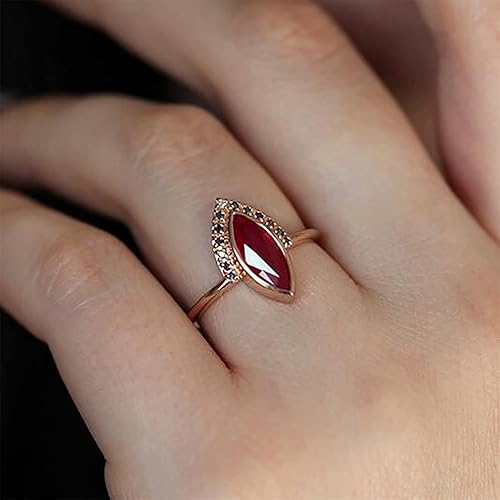 Miniatura 5 de Multi-Stone Choose Diamonds - Anillos naturales para mujer tamaños que tienen que ver con negro muchos anillos simples de dos piezas con