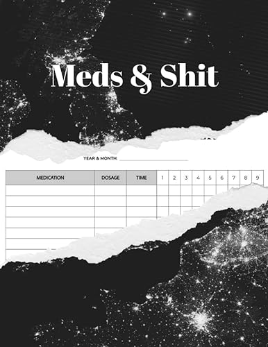 Medication Log Book: A 48 Month Medicine Tracker to Plan and Record Daily Medication Administration for Chronic Illness or Pain with Multiple Medications Each Month