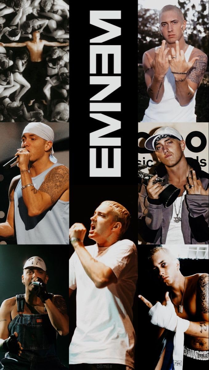 Eminem Poster - 12x18 Inches | 170 GSM Gloss Finish | High