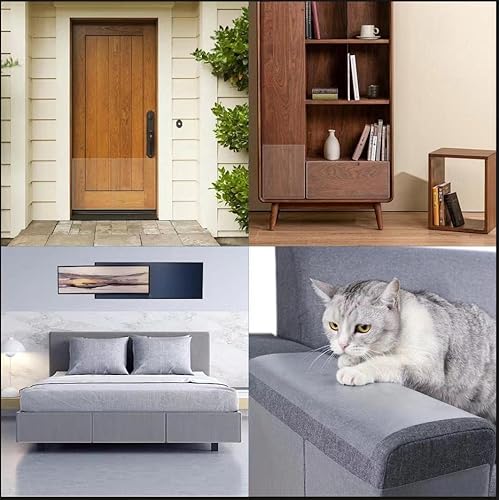 Miniatura 7 de Protector de muebles para gatos, protector de esquina de sofá para gatos, disuasorio de arañazos para muebles, protectores de muebles de arañazos de
