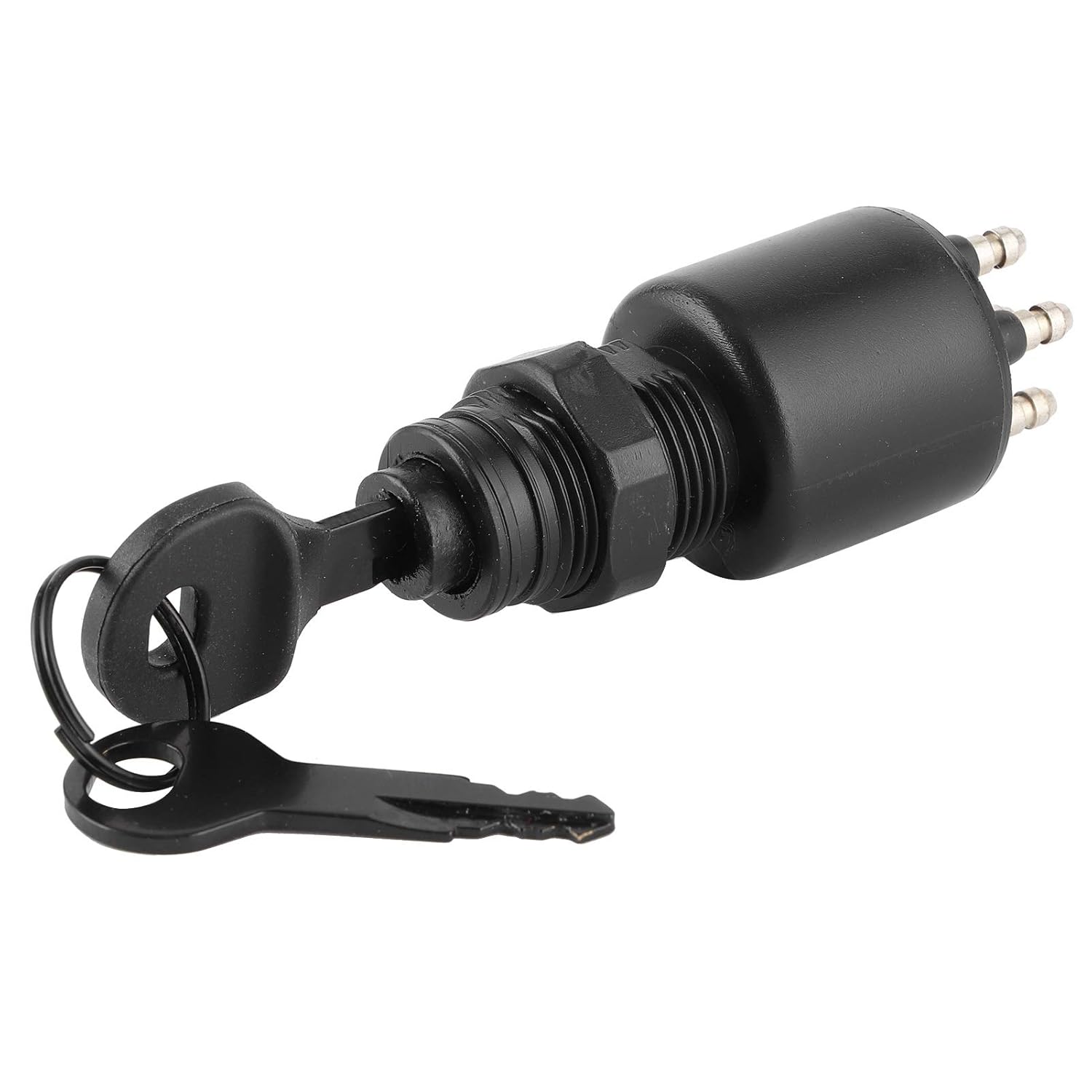 Outboard Ignition Switch with Safety Lanyard, 5005801 175974, Black Red - Durable Construction, Easy Plug and Play Installation for Motors