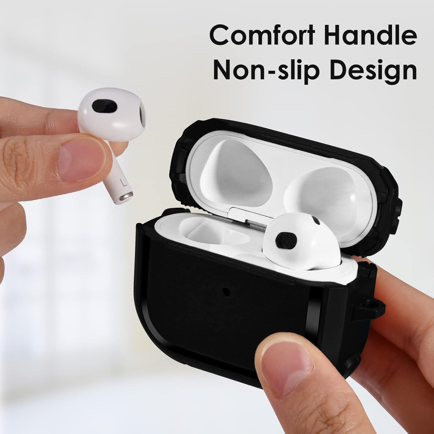 CAGOS Scratch-Proof AirPods Case with Metal Jamaica Ubuy