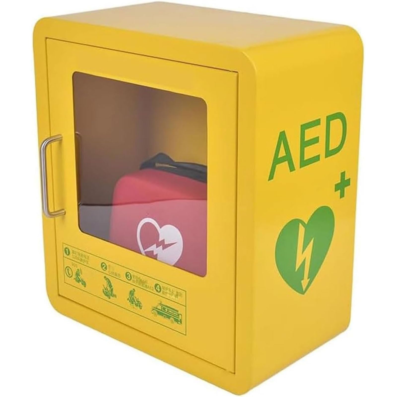 Armoire AED pour lieux publics d'urgence pour sécuriser les espaces partagés
