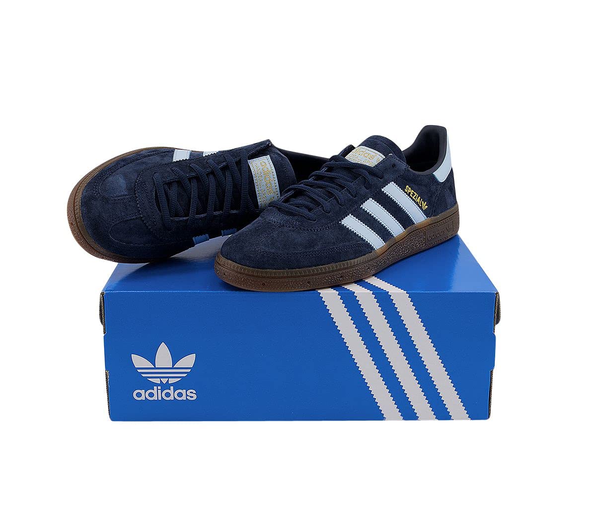 adidas Handball Spezial, Zapatillas Hombre, Collegiate Navy Clear Sky Gum, 40 2/3 EU