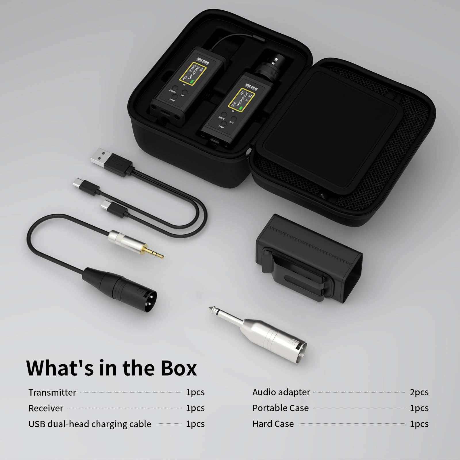 F10 IEM System HHLPRO UHF Wireless In-Ear Monitor System – 260 Ft Range ...