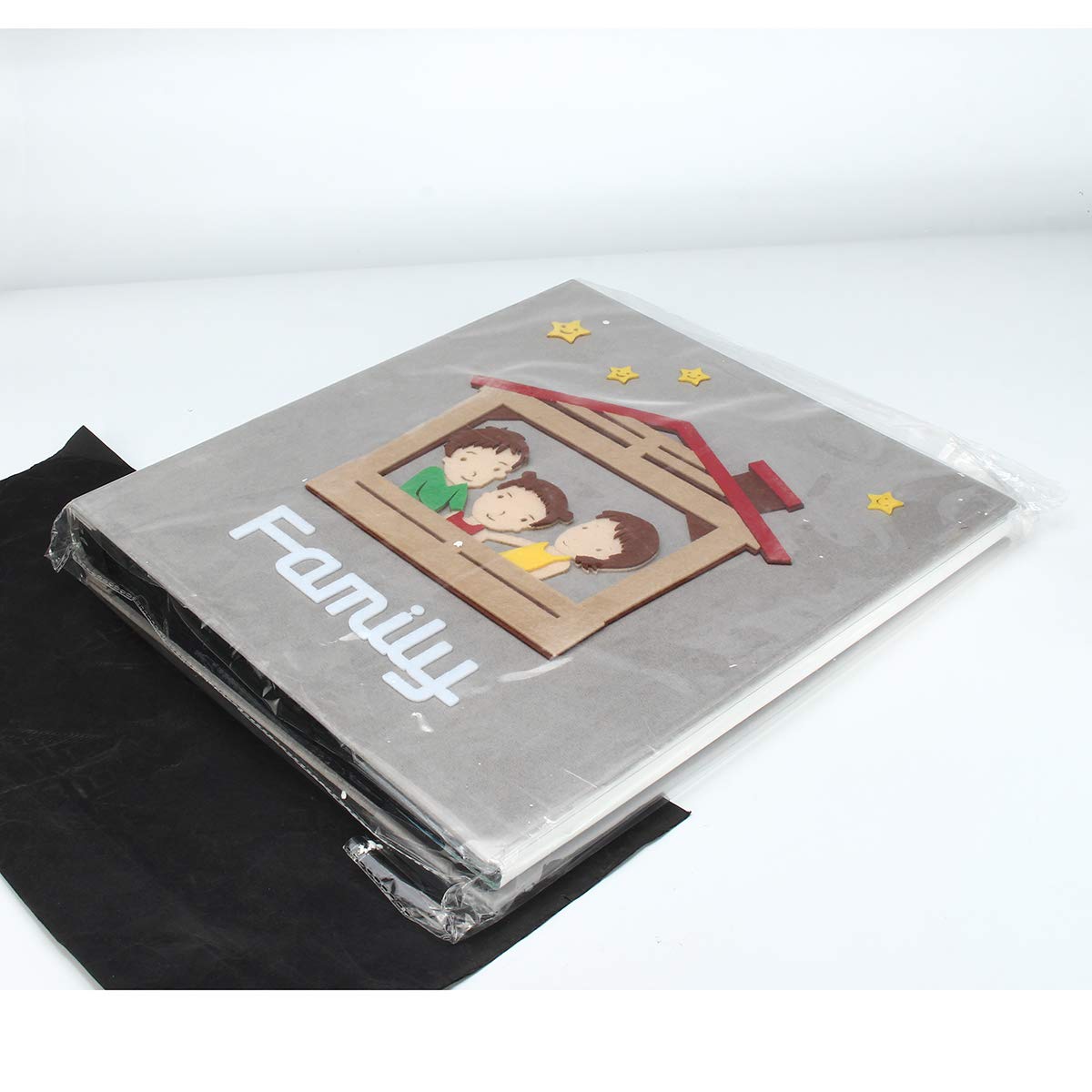 120 Páginas Álbum De Fotos Diy Suede Scrapbook Álbum De Hojas Sueltas Almacenamiento Decoraciones De Regalo De Boda - # 4