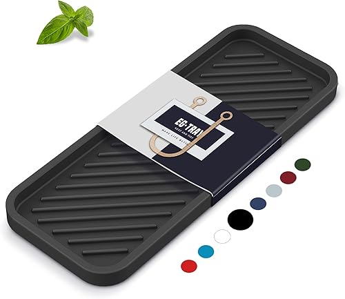 EG-SIPRO Soporte de Esponja de Silicona, Bandeja Organizadora para Fregadero de Cocina, Bandeja de Jabón de Cocina, Soporte de Esponja de Jabón para