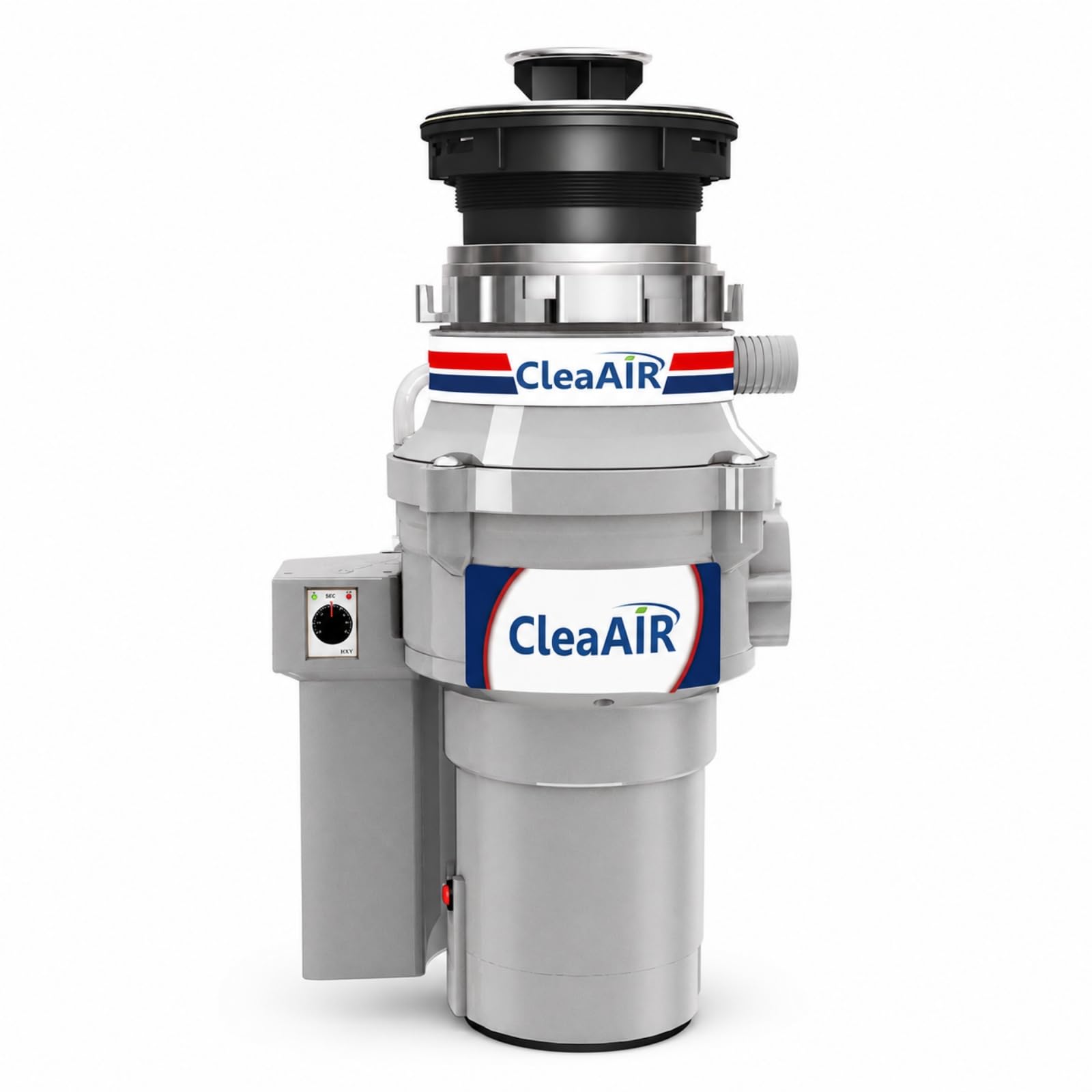 Colcolo Broyeur de Déchets de Cuisine Disposer Commande sans Fil Éliminateur Unité de Broyage Boîtier Plastique avec Sécurité Contre Surcharge et Entretien, Array, Gris Clair
