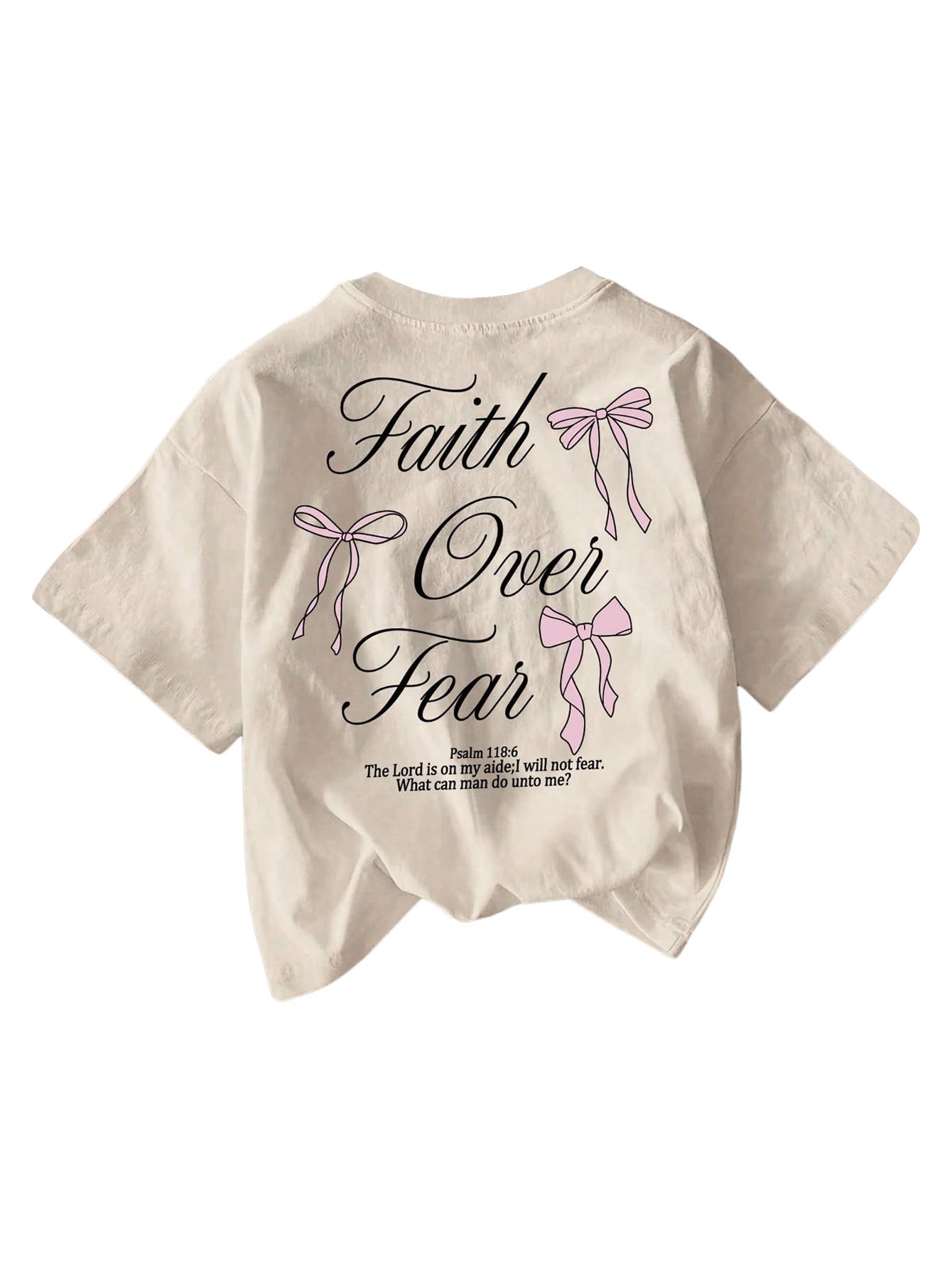 SOLY HUX Women's Y2k Graphic Tees Cute Bow Letter Print Short Sleeve Aesthetic T Shirt Summer Tops