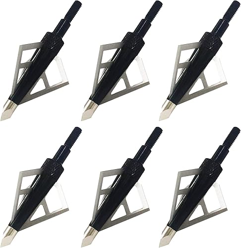 ArcheryBroadhead Caza Broadheads100Grains Arrow atornillar Arco3BladesHuntingHeadsArrowTips Compatible conBallesta y CompoundBowCamouflage Colores disponible en Yaxa Peru