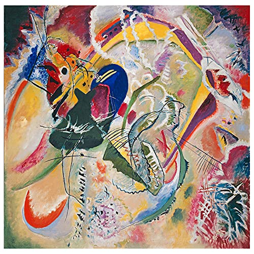 Legendarte - Cuadro Lienzo, Impresión Digital - Improvisación 35 - Wassily Kandinsky - Decoración Pared cm. 50x50