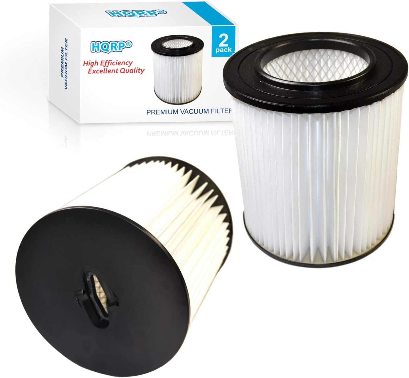 HQRP 2Pack 7" Filter Compatible with Dirt Devil Pro 390