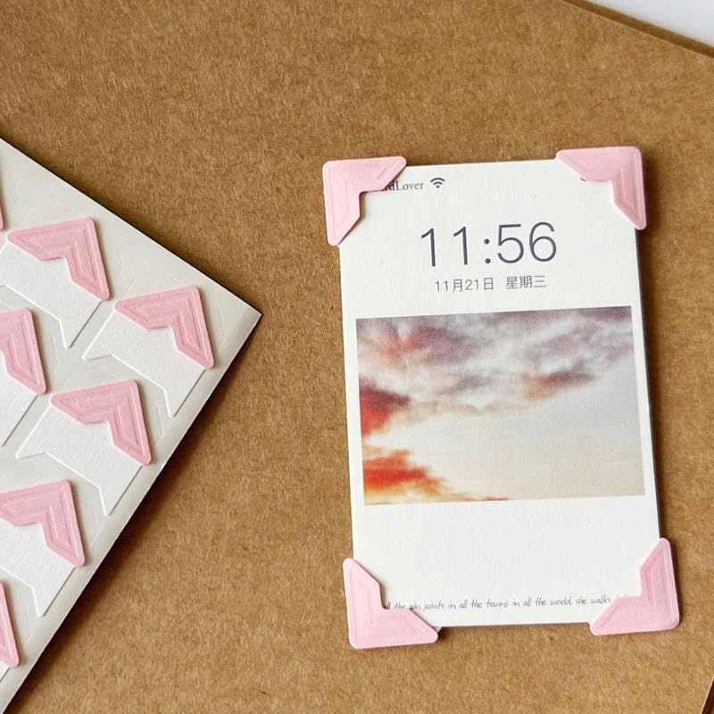 Adesivi Angoli Foto Kraft - 240 Pezzi Per Album, Scrapbooking E Decorazioni Fai Da Te - Foto 10