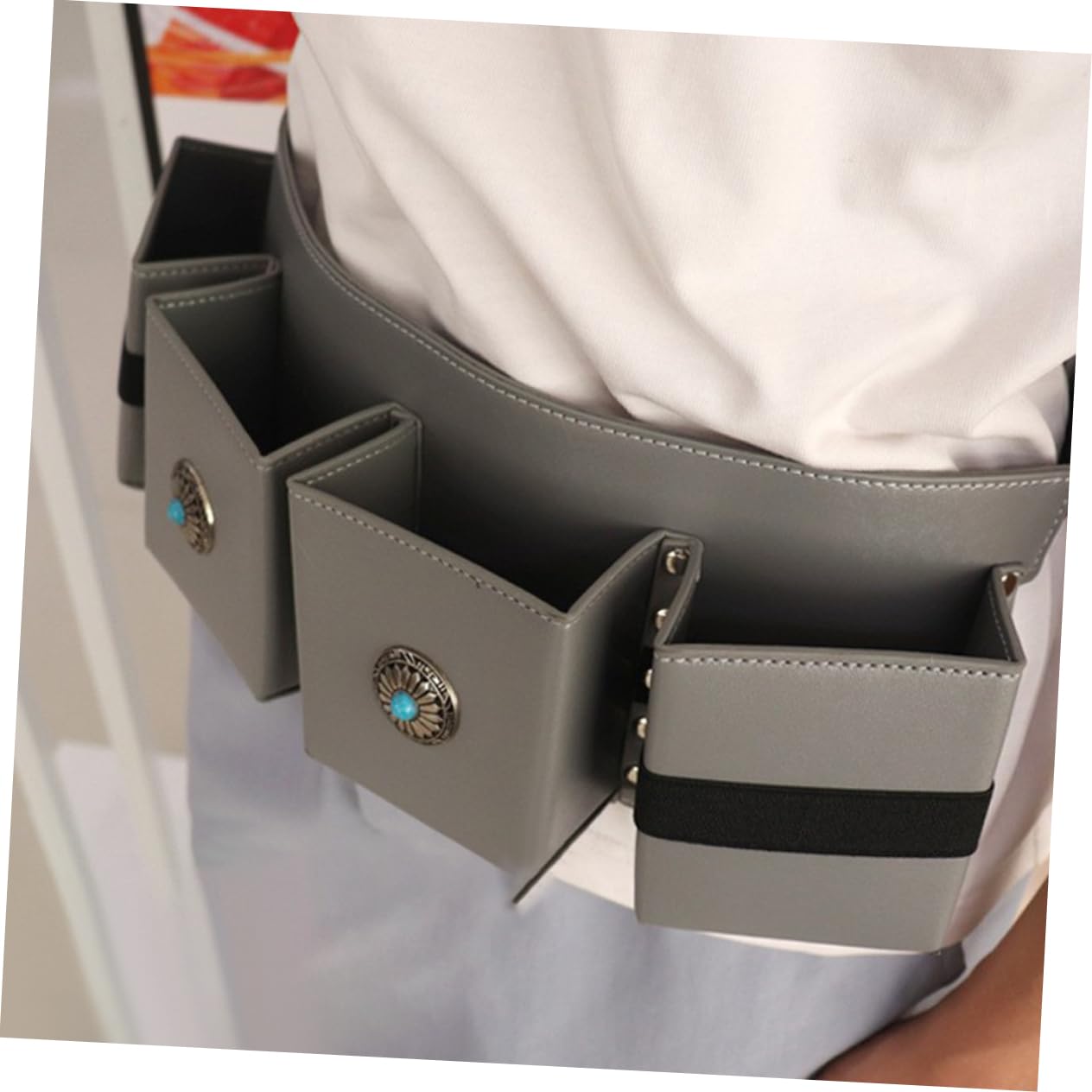 BESTYASH Marsupio Strumenti per Acconciatori in Pelle Sintetica Capacità Generosa Borsa Multifunzione per Saloni Professionisti