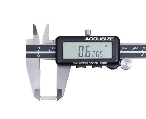 Miniatura 6 de Accusize Industrial Tools MGGN200-LH Insertos de carburo de corte de doble extremo para cortar aluminio, 10 unids/set, 2403-4023x10