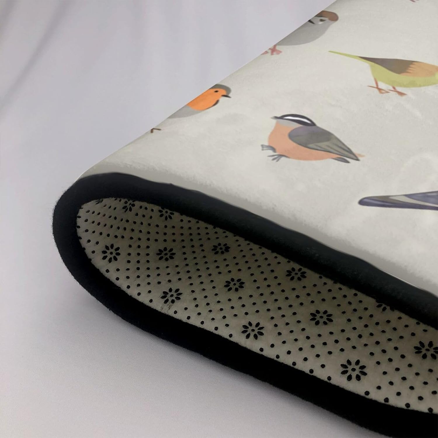 カーペット 鳥 鳥柄 かわい ラグマット じゅうたん 絨毯 床マット おしゃれ 滑り止め 洗える オールシーズン 150&times;100cm