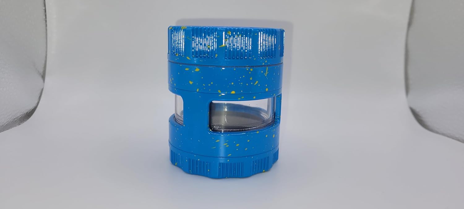 2.5" Blue Yellow Ceramic Grinder Kitchen Tools