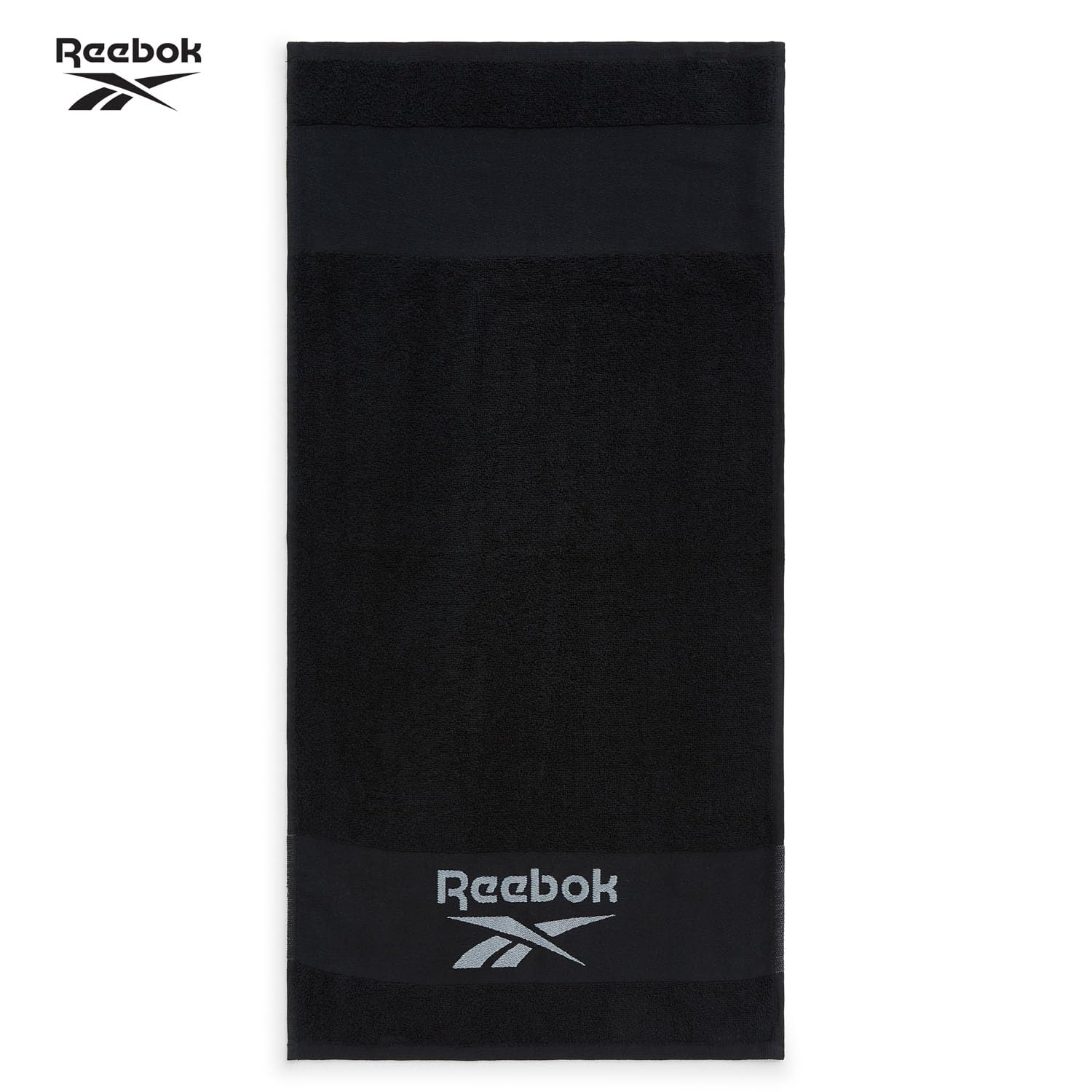 Reebok Toalla de Gimnasio Capri de Algodón 40x80 cm Negro