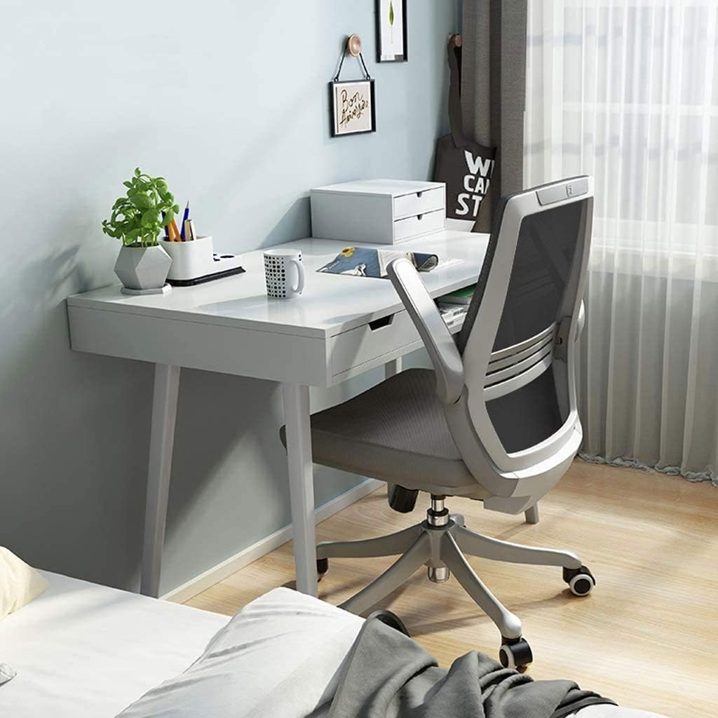 Drafting Chai Reception Desk Chair Flip Up Arm Drafting Chair in Black Computer Chair Home Chair Student Chair Writing Chair Office Chair (Color : B)