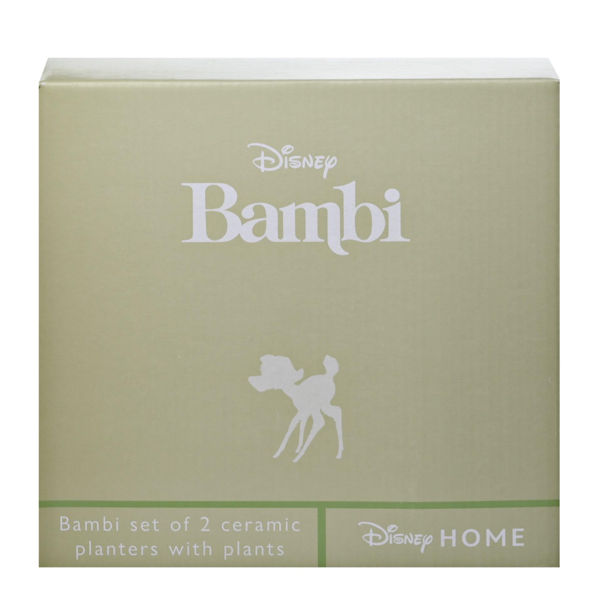 Widdop Disney Forest Friends Set of 2 Bambi Planters - Indoor Usage
