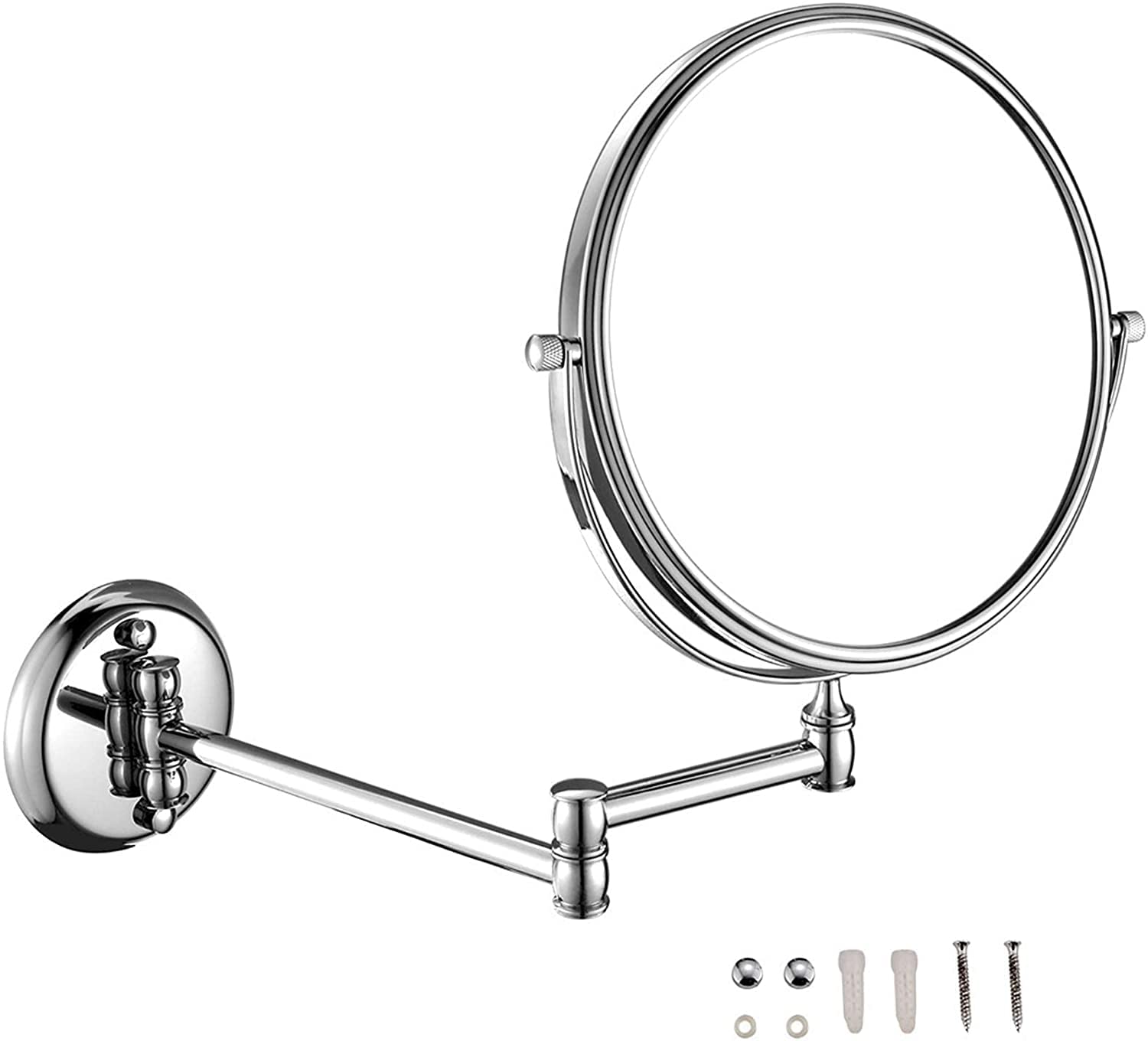 Miroir de courtoisie mural avec grossissant 3X AMUCK pour corriger les reflets flous en maquillage