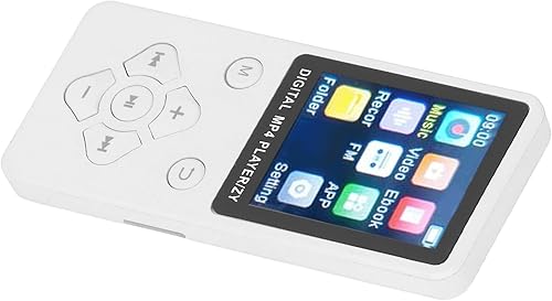 Reproductor de MP3 de 32 GB, reproductor MP4 portátil, reproductor de música MP3 con Bluetooth 5.0, pantalla LCD de 1.8, reproductor de MP3 con
