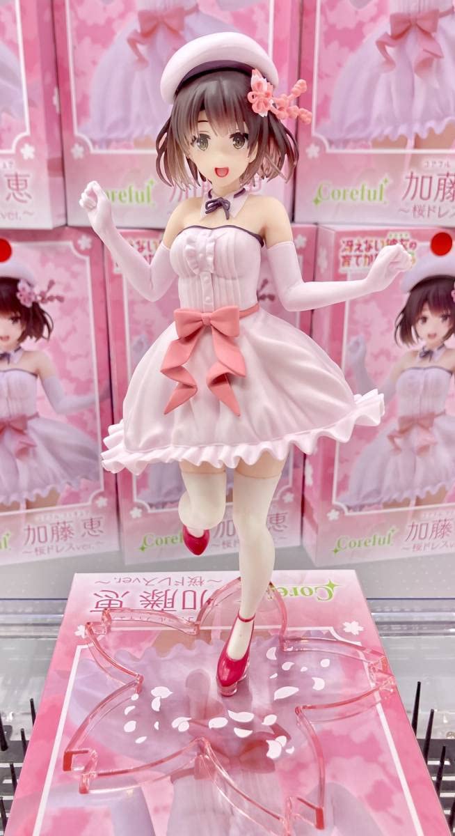 TAITO - ★8個セット【タイクレ限定】冴えない彼女の育てかた フィギュア 加藤恵～桜ドレス 2025年最新】冴えない彼女の育てかた Fine Coreful フィギュア