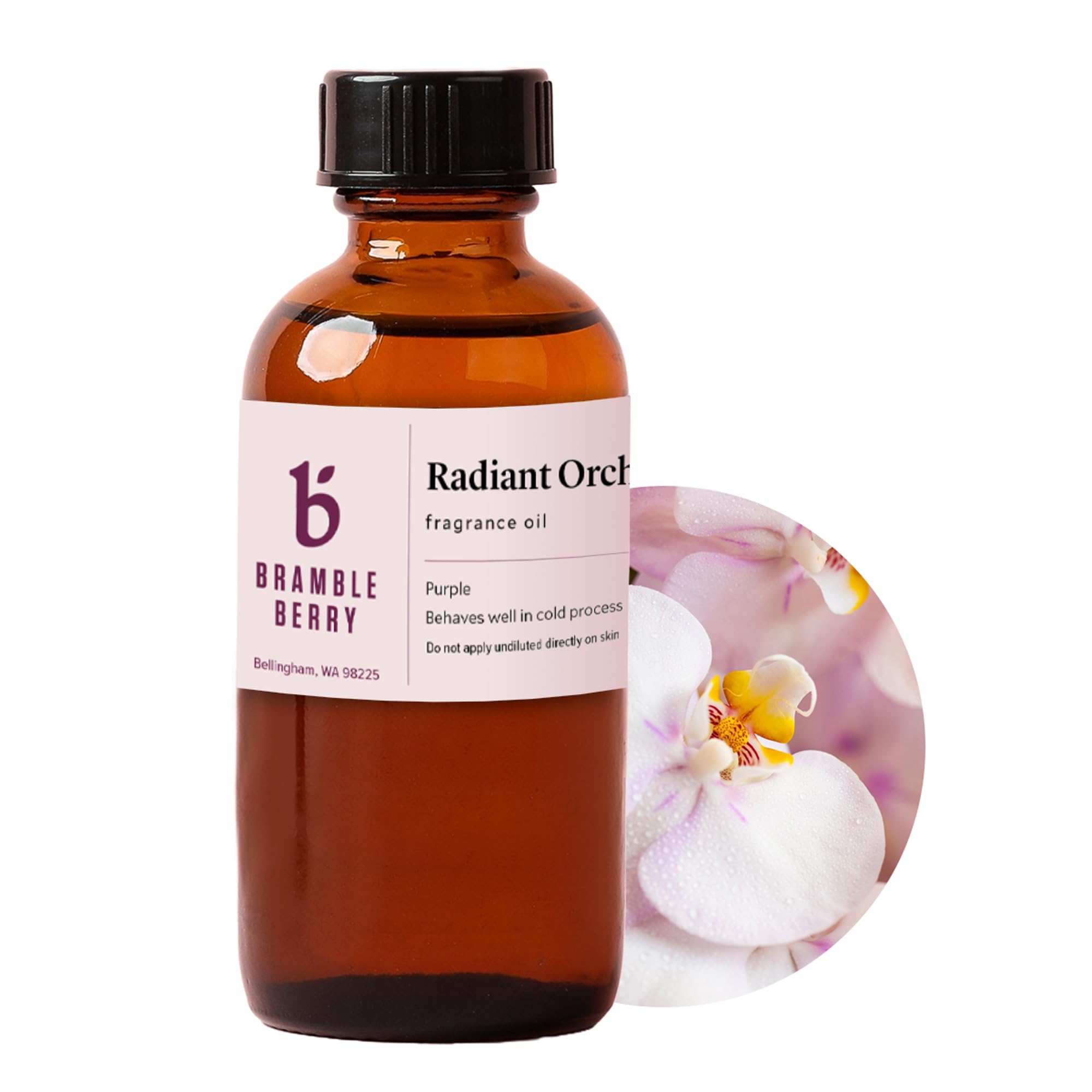 Bramble Berry Radiant Orchid Soft Floral &amp; Sweet Scent for Soap Making, Candles, Lotion, Bath Bombs &amp; Perfume | Skin Safe, Vegan, Paraben &amp; Phthalate Free, DIY Craft Essential