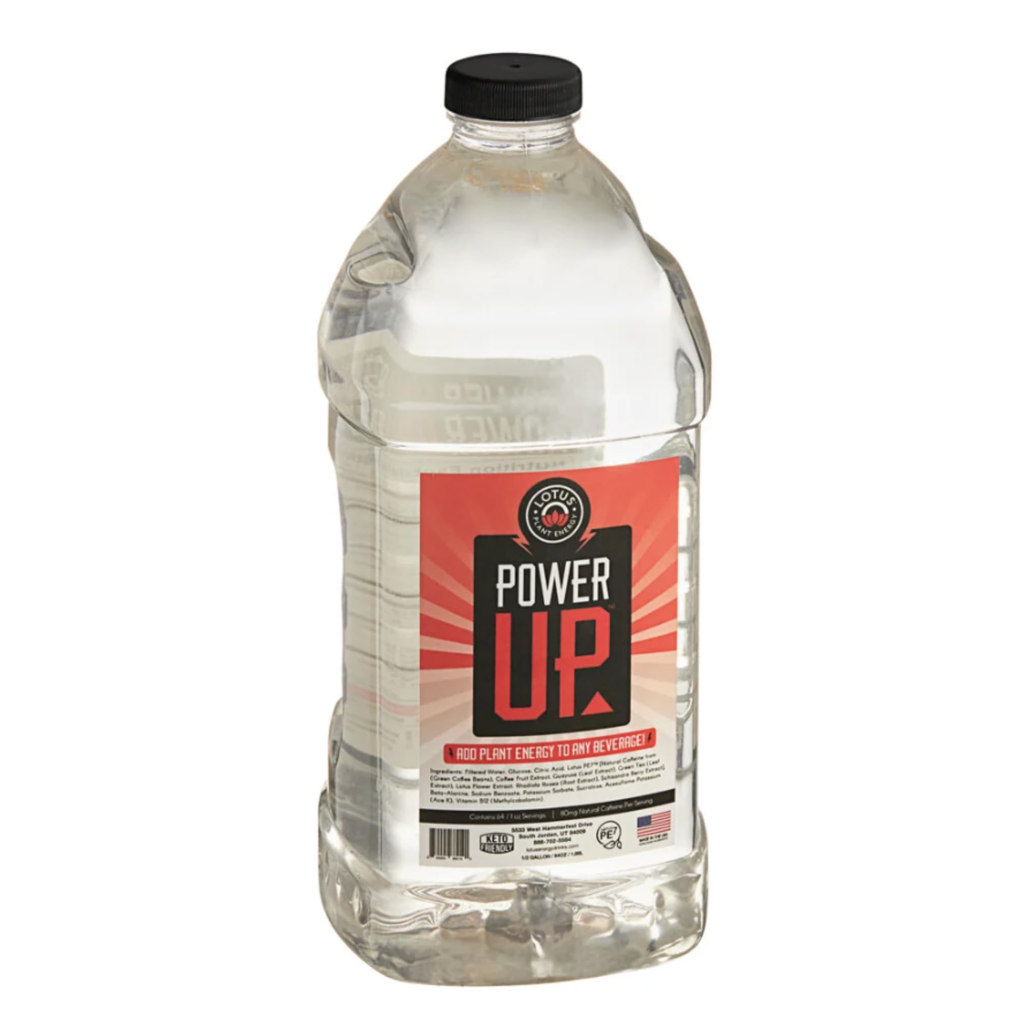 Power Up (Energy Shot) | 64 fl oz | Zero Added Sugar | Natural Caffeine from Green Coffee Bean | Performance Energy