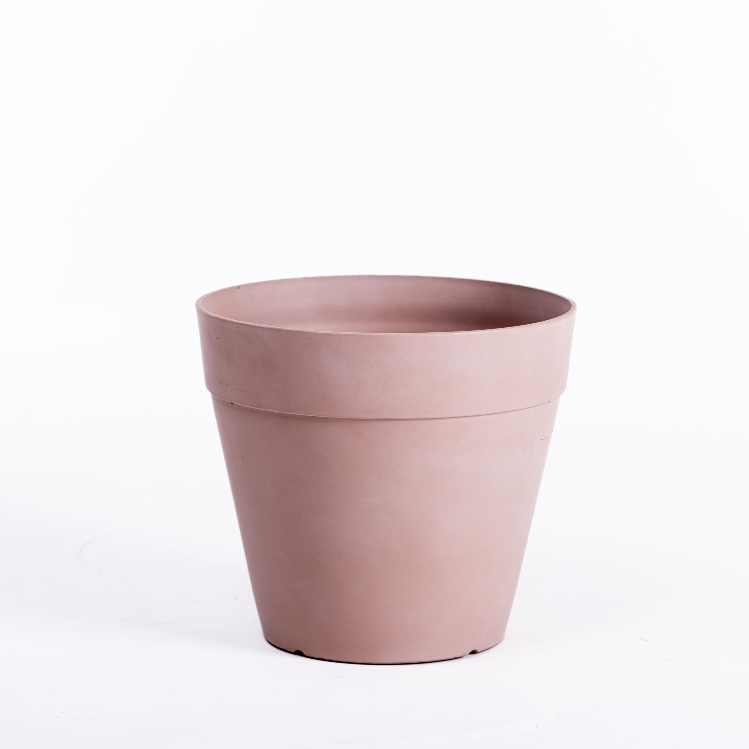 Garden Gear Lucena Matte Finish Planter Pot – Dusky Pink Pastel Blue Abbey Stone Outdoor Flower Pot, Weatherproof Frost & UV Resistant, Lightweight Durable Container (Dusky Pink x1)