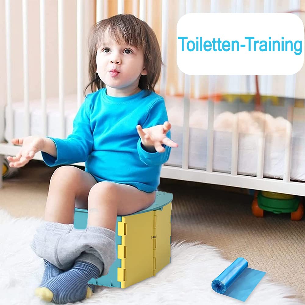 Orinal plegable para bebe,Orinal de Viaje para Niños,Inodoro Infantil Plegable,Orinal portatil infantil plegable,Asiento Inodoro Plegable,Orinal wc infantil (Rosa)