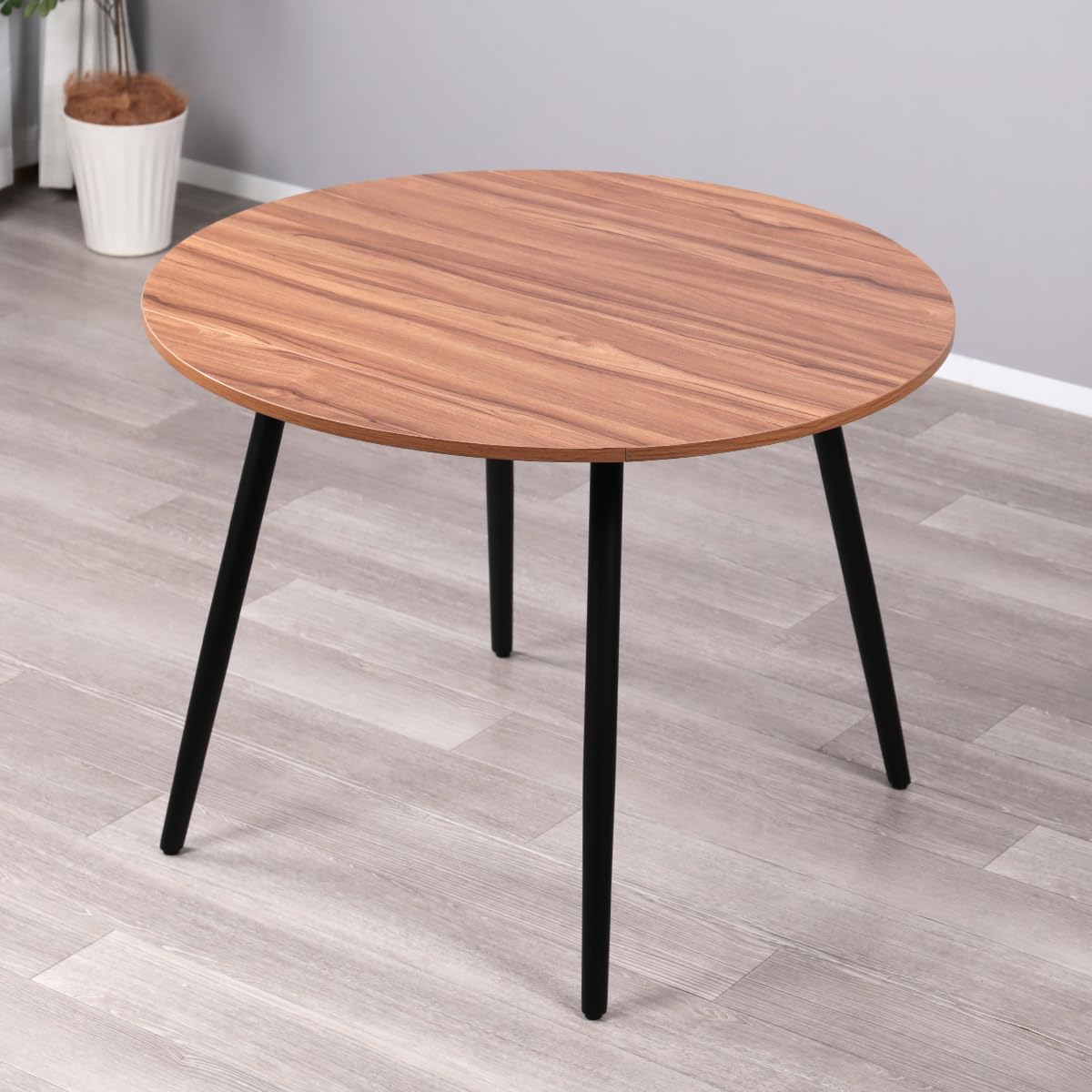 Shin-Lee／シンリー伸長式ラウンドダイニングテーブル 【Shin-Lee