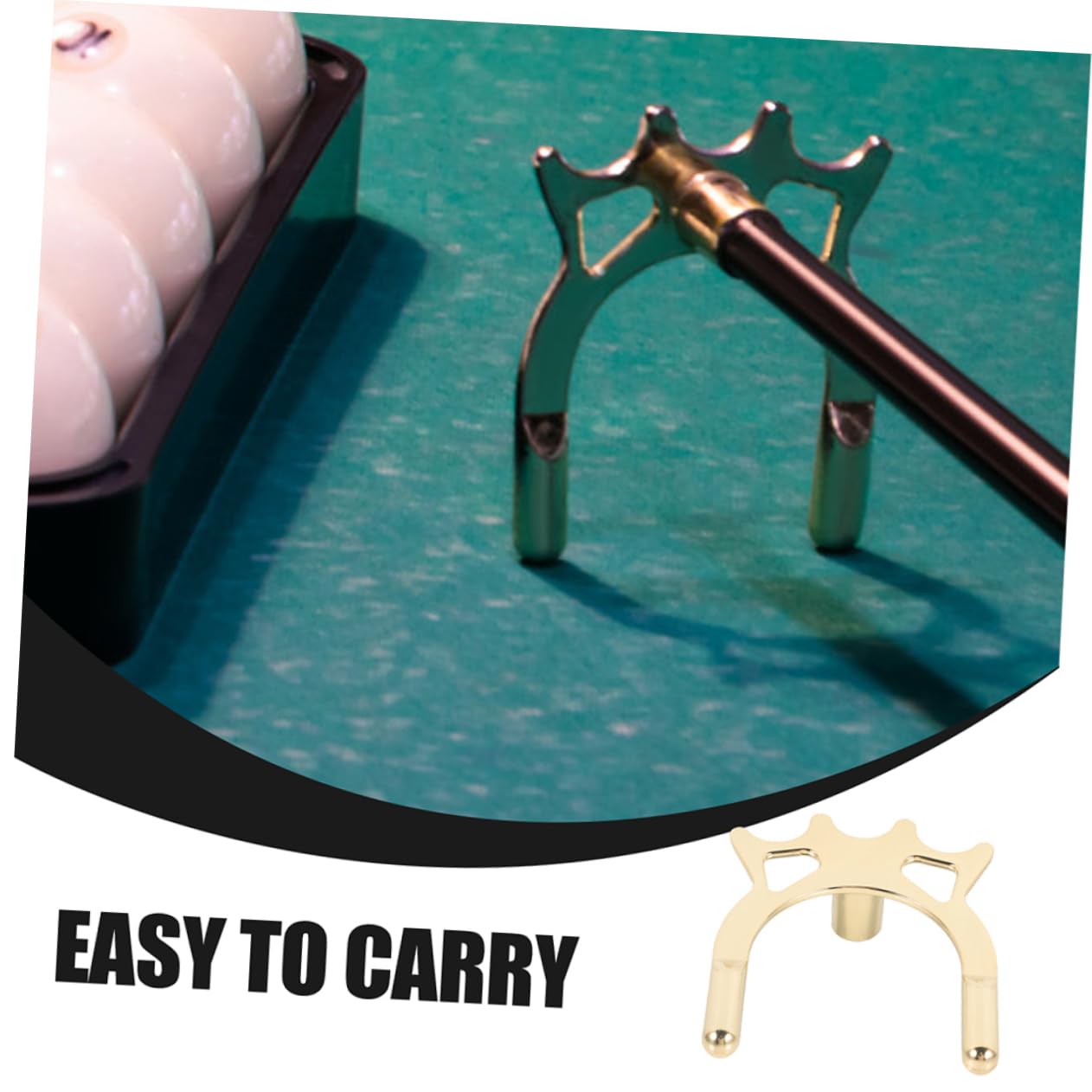 Abaodam 4 Sätze Teiliges Billard Queue Brücke Kupferlegierung Langlebiger Snooker Queue Halter Mit Rutschfester Oberfläche Stabiler Pool Cue Support Für American Und Snooker 2 Stück * 4