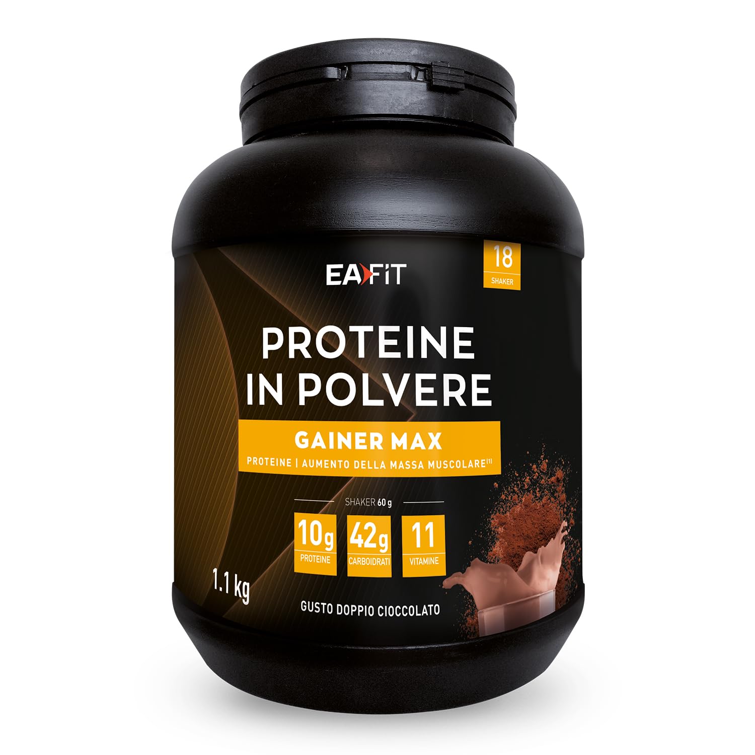 EAFIT Gainer Max Double Chocolat 1,1kg