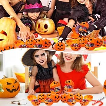 Amazon.co.jp: CHENLONB ハロウィン カボチャバケ 24個セット ミニ
