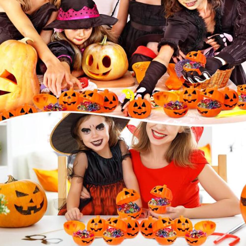 Amazon.co.jp: CHENLONB ハロウィン カボチャバケ 24個セット