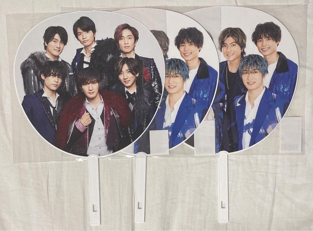 Amazon.co.jp: SixTONES カウコン うちわ3枚セット D7YB1JHI