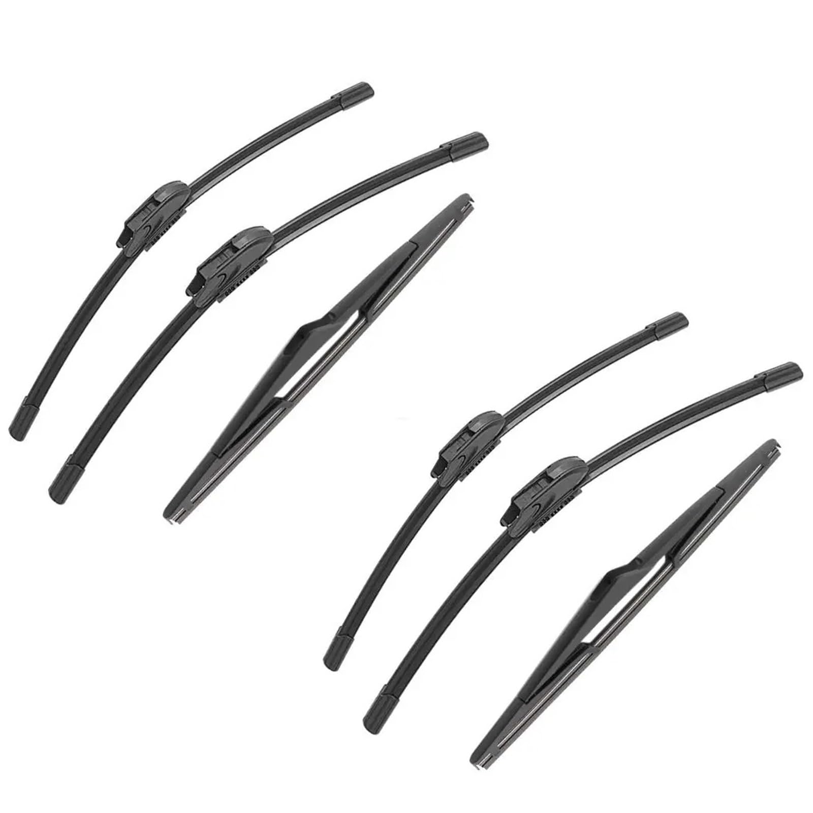 Limpia Parabrisas Para Mitsubishi Para Colt Hatchback MK6 5 Puertas 2008-2012 Escobillas Limpiaparabrisas Delanteras Traseras Accesorios Coche Kits Escobillas Limpiaparabrisas(6 PCS)