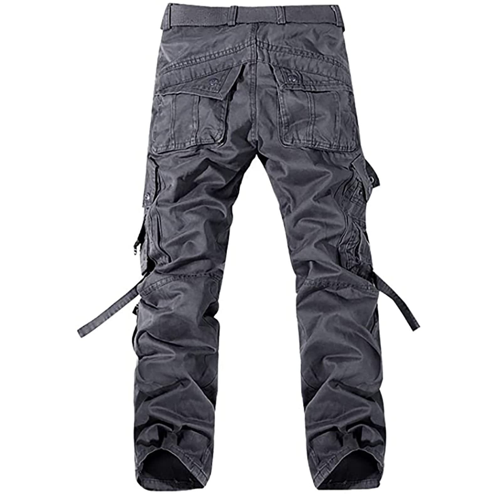 Pantalones De Senderismo Pantalones De Trabajo Pantalones Cargo Pantalones Deportivos Multibolsillos De Combate Pantalones Casuales Otoño Invierno Pantalones De Trabajo (con Cinturón) pantalones ocio