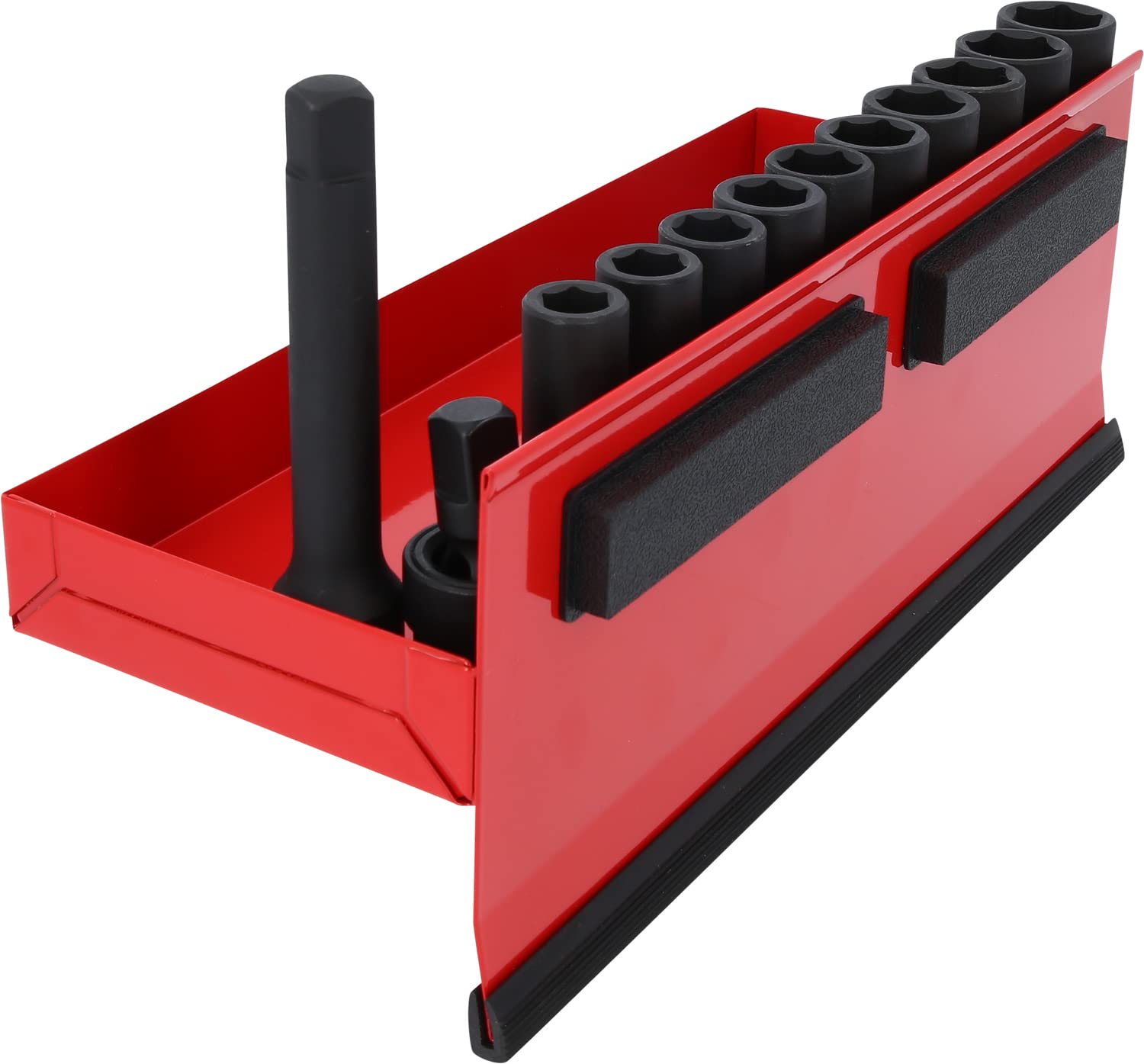 KS Tools 515.0612 1/2" Sechskant-Kraft-Stecknuss-Satz, lang, 13-tlg., 35 x 25 x 13 cm