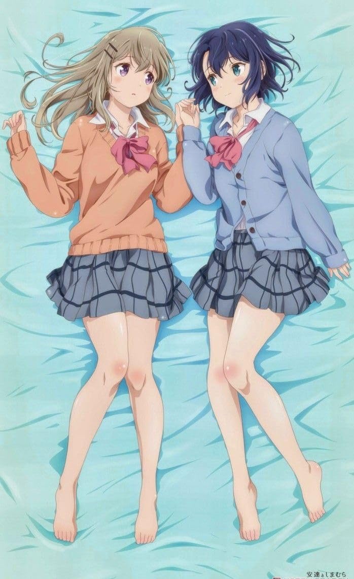 安達としまむら　添い寝シーツ　入間人間 Amazon.co.jp: 正規品 安達としまむら ベッドシーツ 安達 島村 等身大