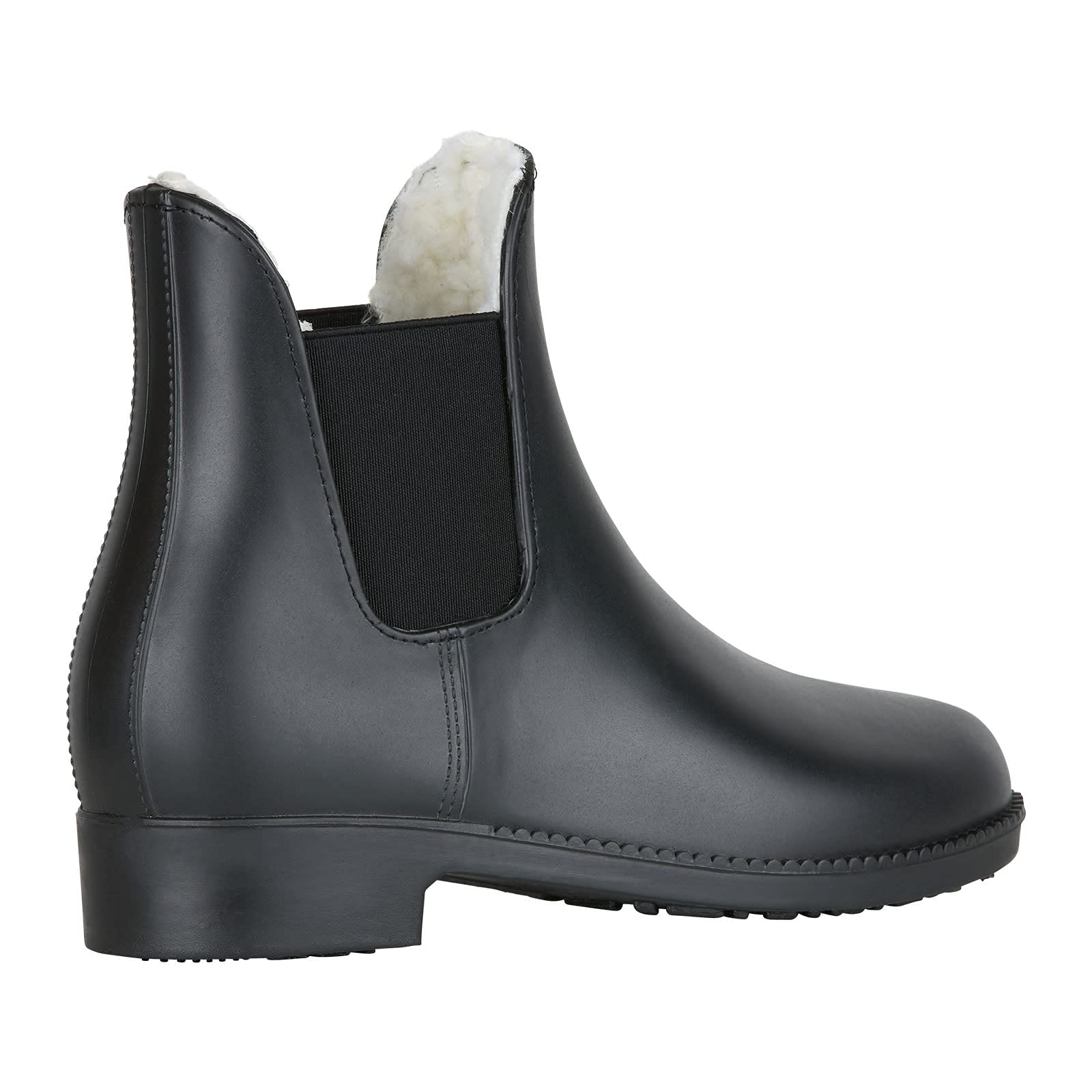 HORZE Kinder Winterreitstieflette Bonn, Thermo Reitstieflette Mädchen, wasserdichte Gummi Stallschuhe Thermo, Schwarz, 34