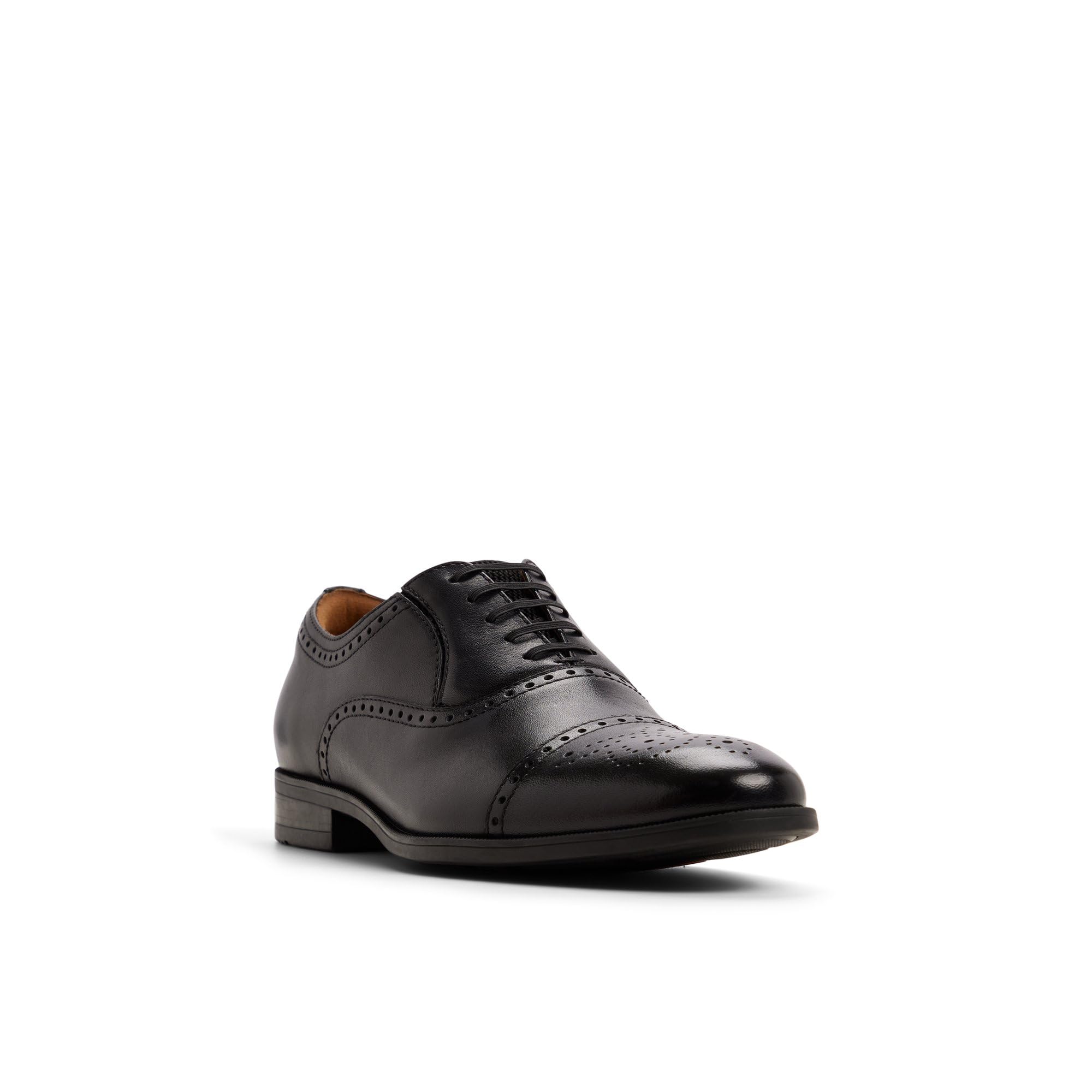Robertson Black Men's Brogues-image-16