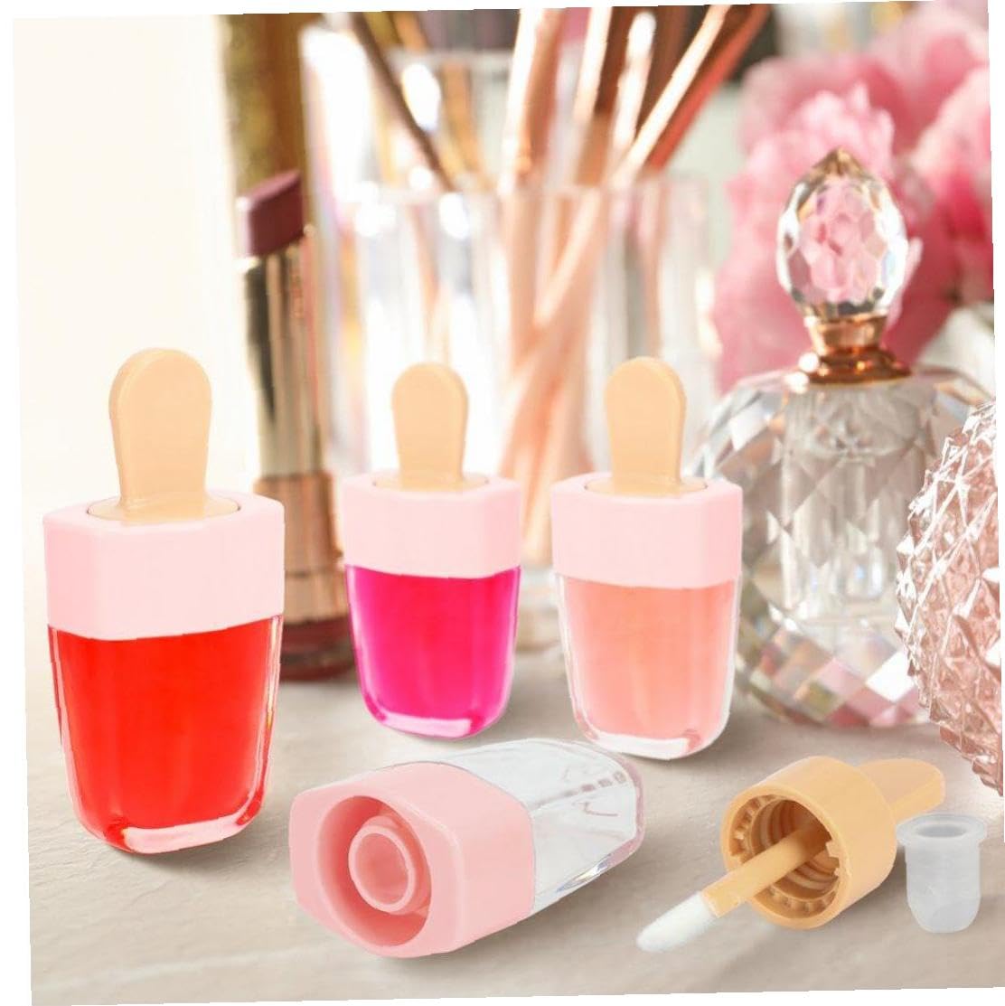 Amazon.co.jp: リップケース リップグロス容器 リップグロスチューブ