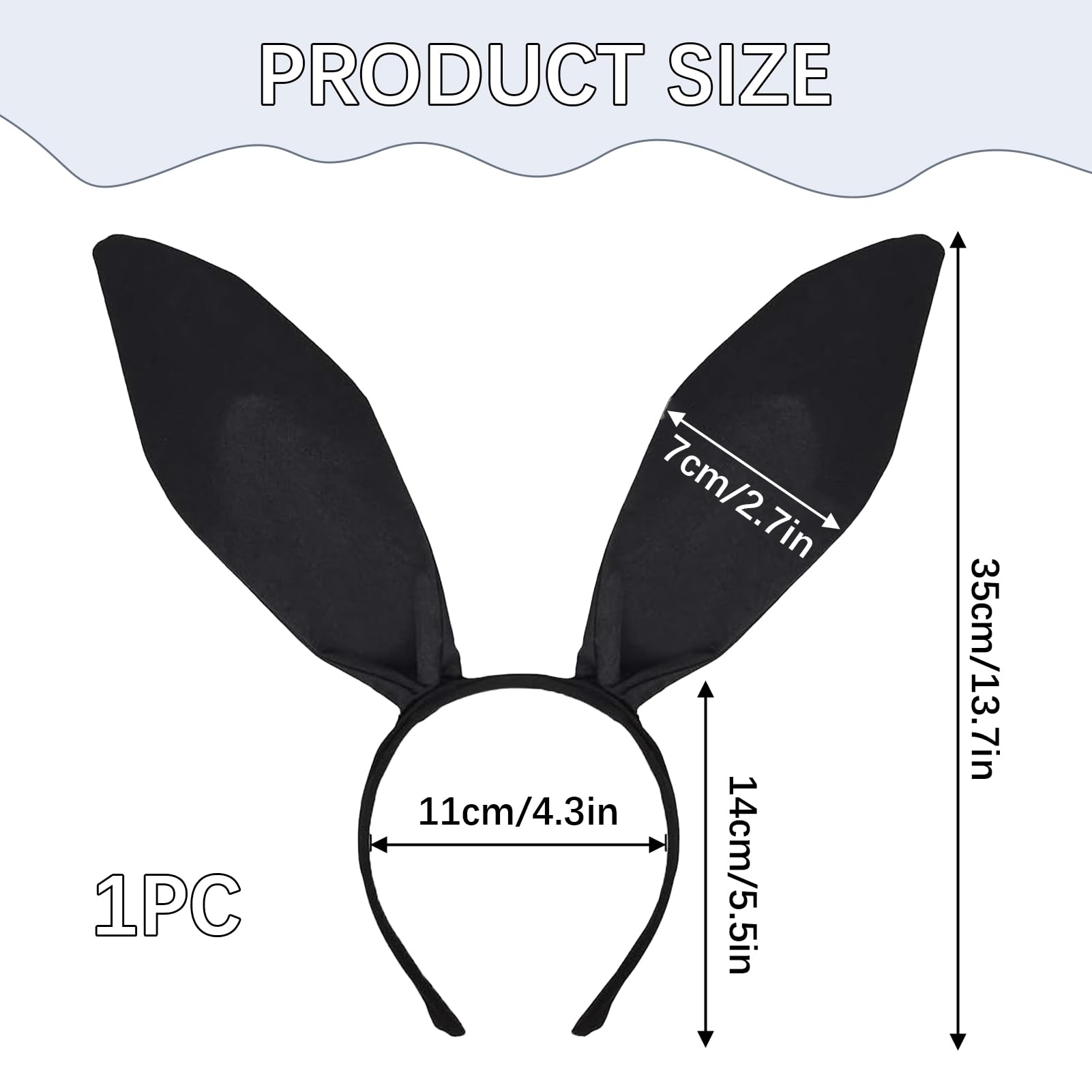 Domicubes Bunny Ears Headband - Image 2